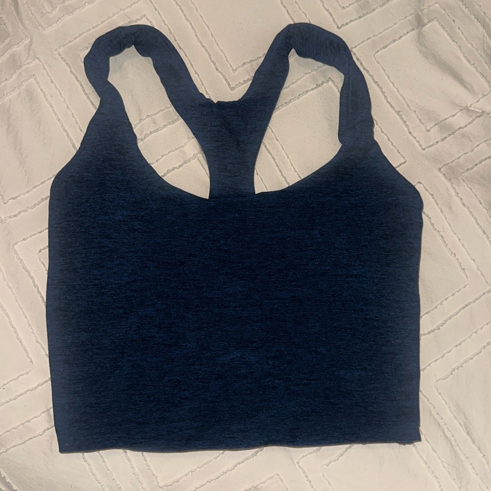Bombshell top blue size s